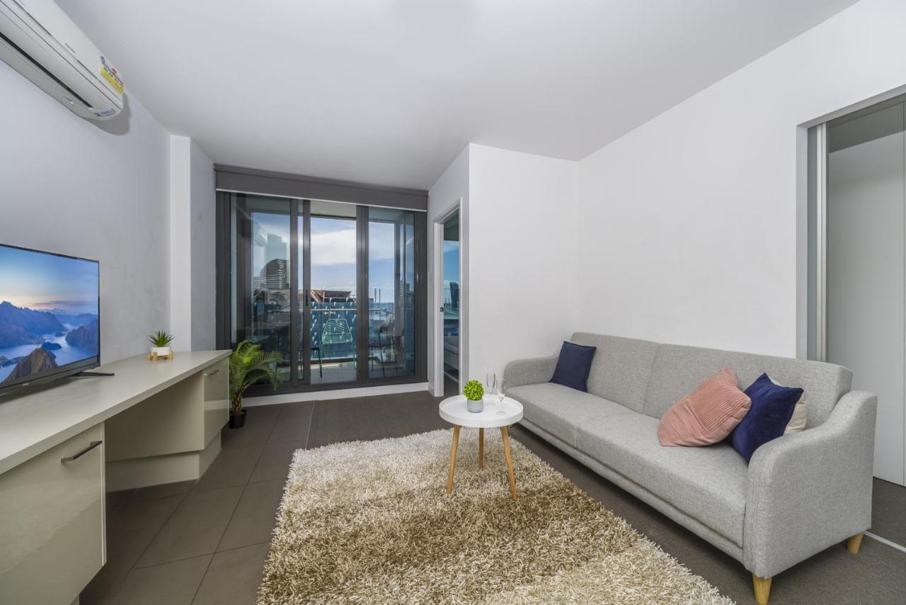 Hudson Sea View Apartments Southern Cross Station Cbd Melbourne Eksteriør bilde