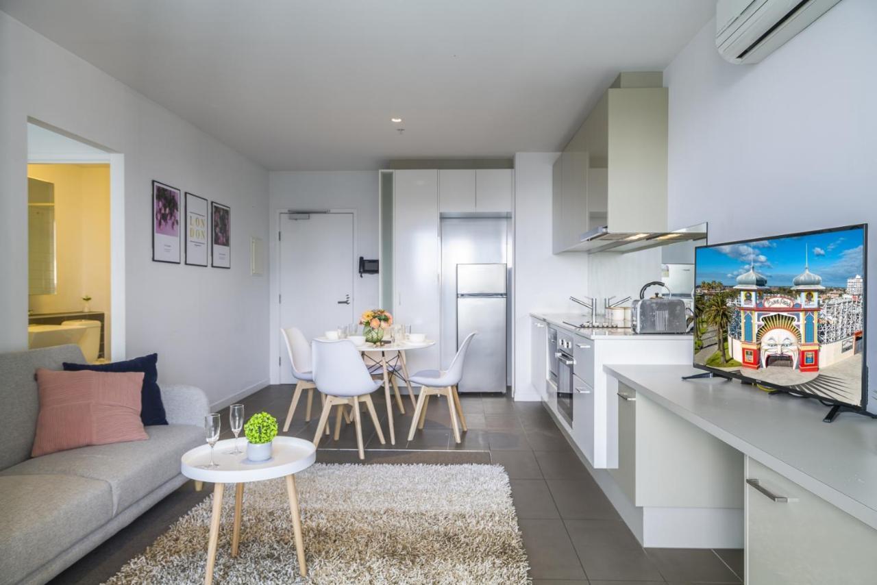 Hudson Sea View Apartments Southern Cross Station Cbd Melbourne Eksteriør bilde