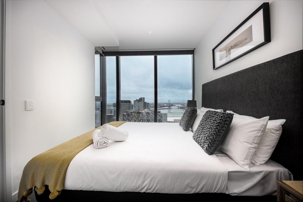 Hudson Sea View Apartments Southern Cross Station Cbd Melbourne Rom bilde