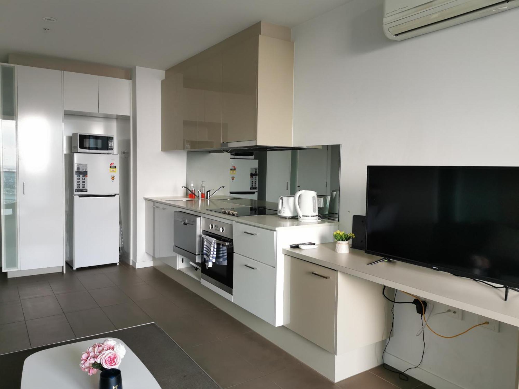 Hudson Sea View Apartments Southern Cross Station Cbd Melbourne Rom bilde